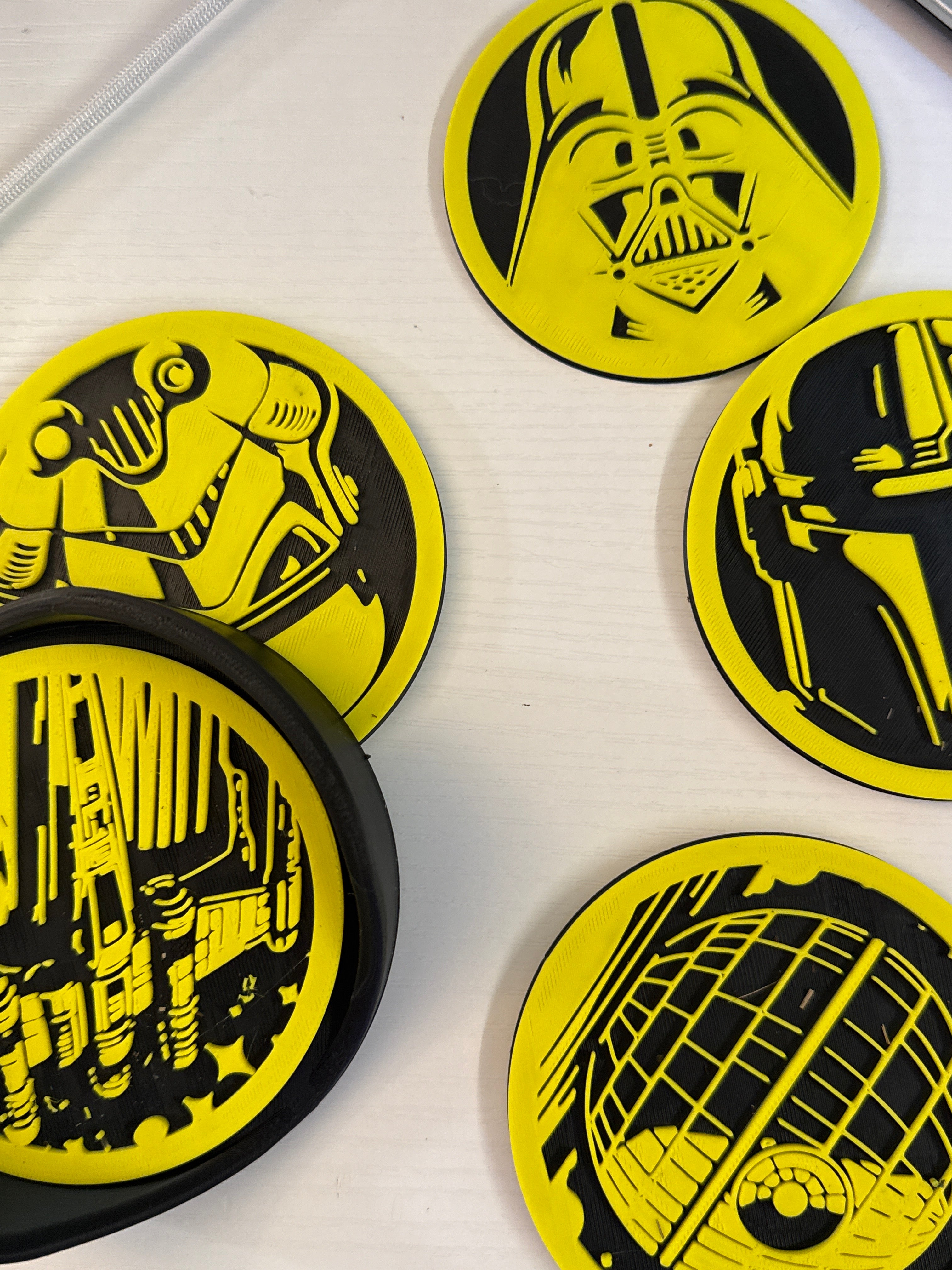 Star battle coasters