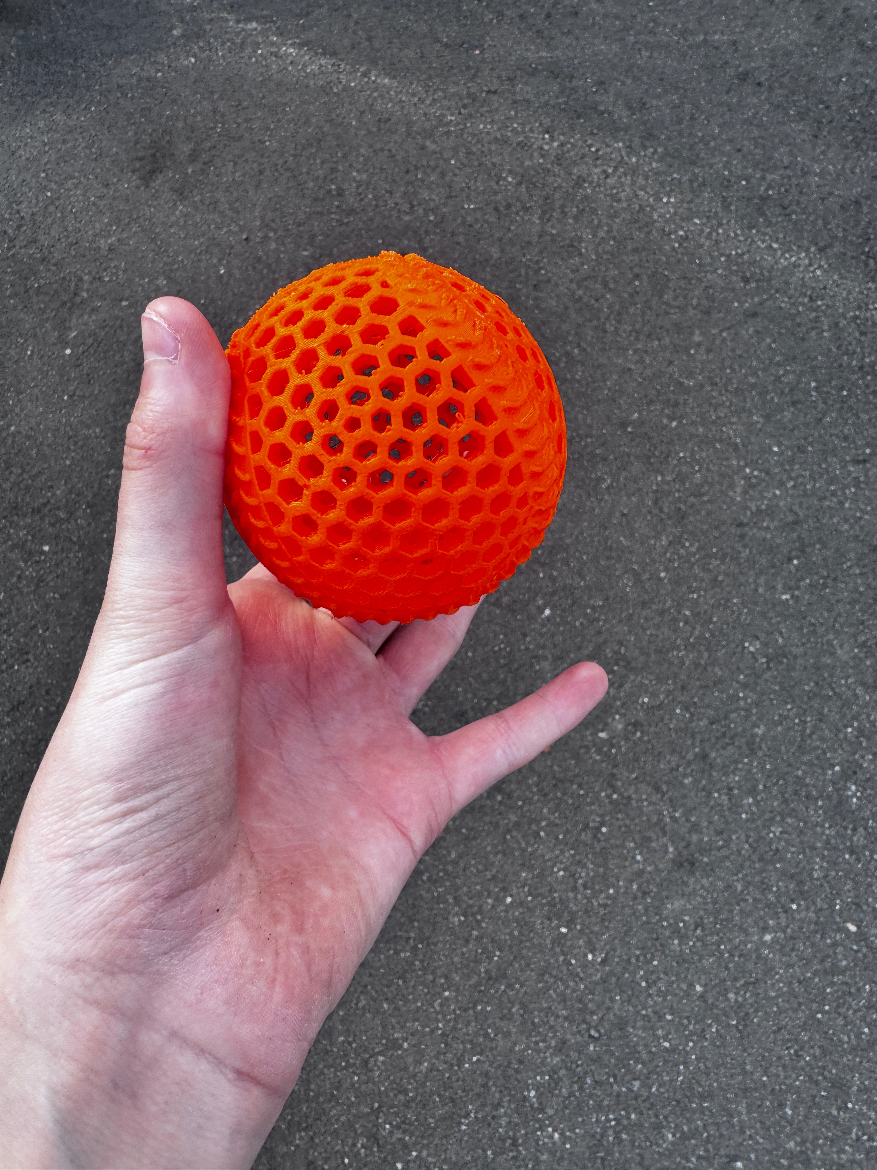 3-D printed baseball