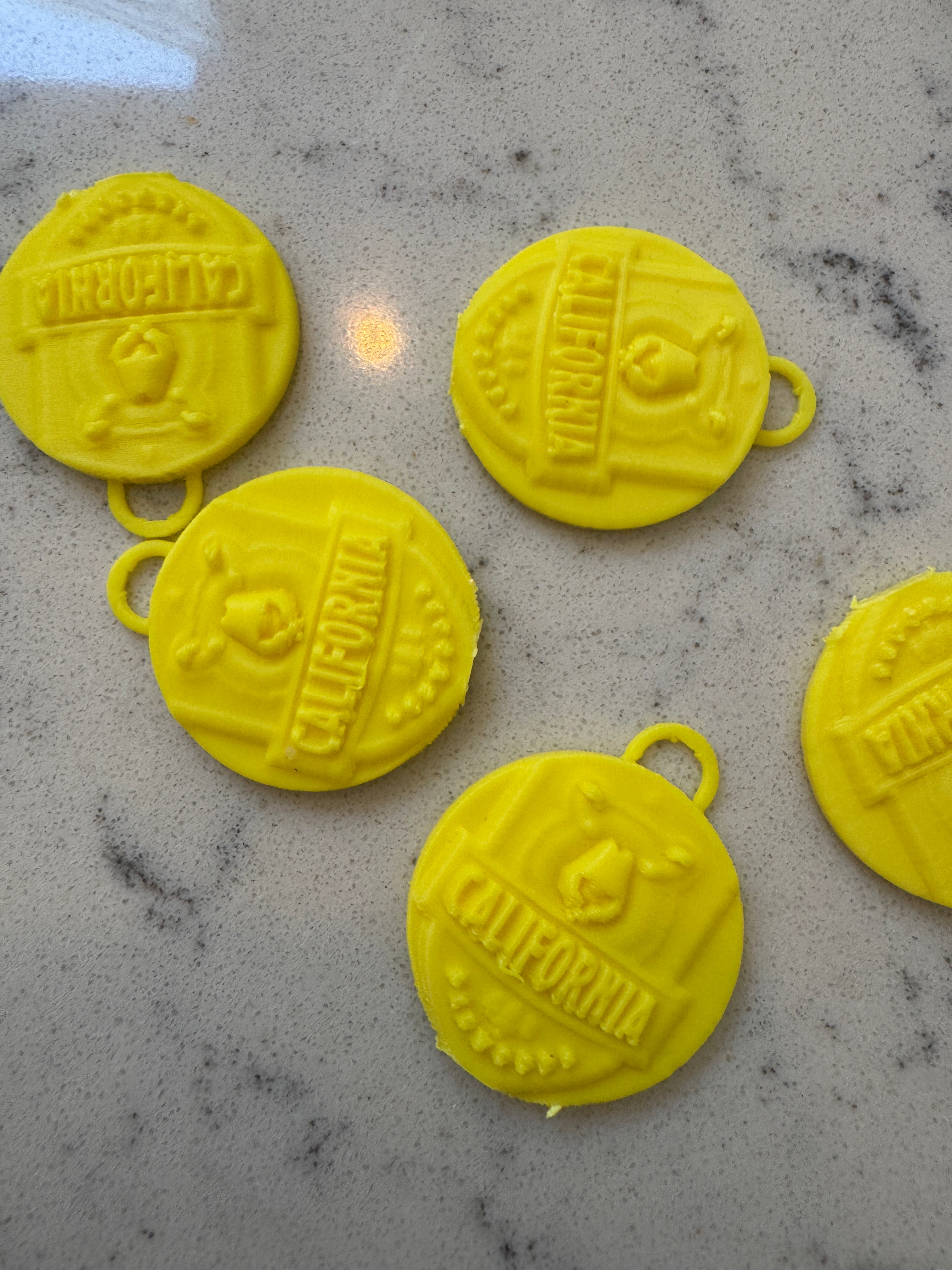 Lacrosse Bear keychain/necklace