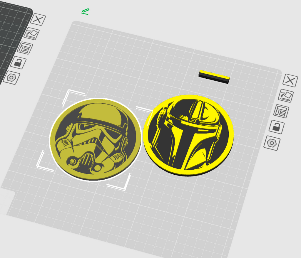 Star battle coasters