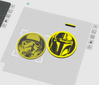 Star battle coasters