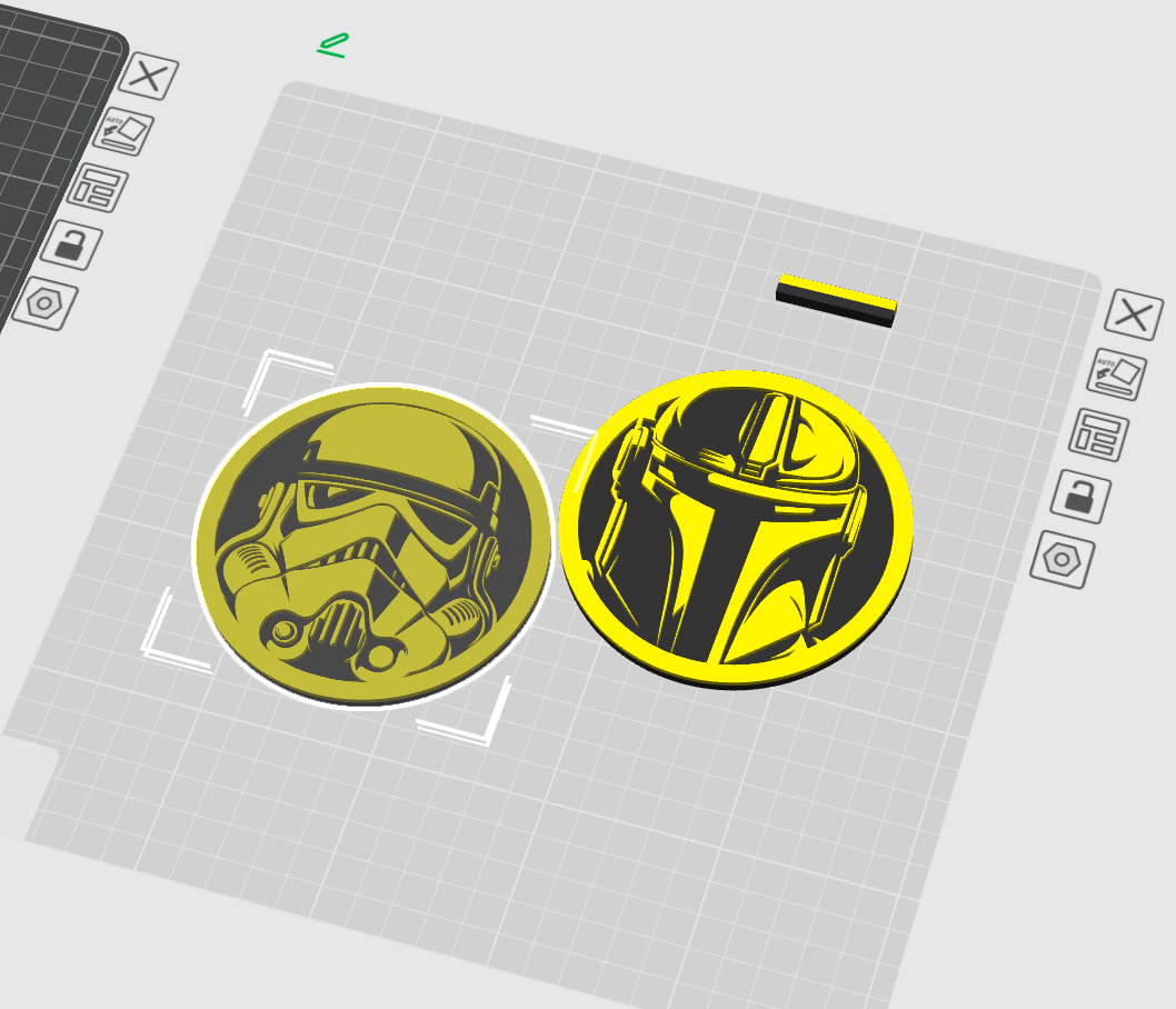 Star battle coasters