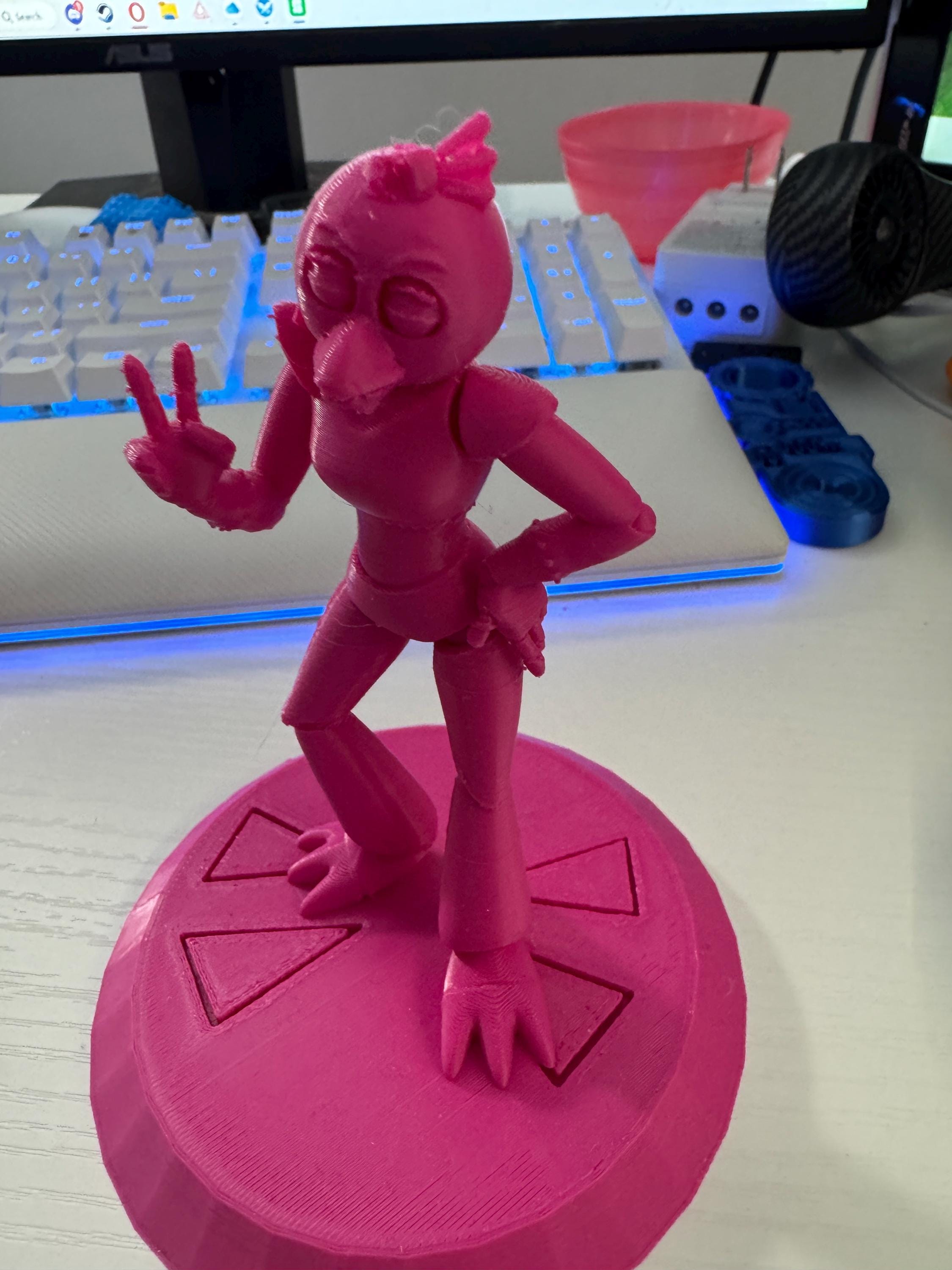 Rock chica  Statue